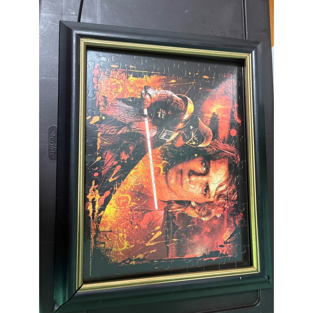 Star Wars Anakin Skywalker Darth Vader Framed Puzzle Revenge of the Sith Art